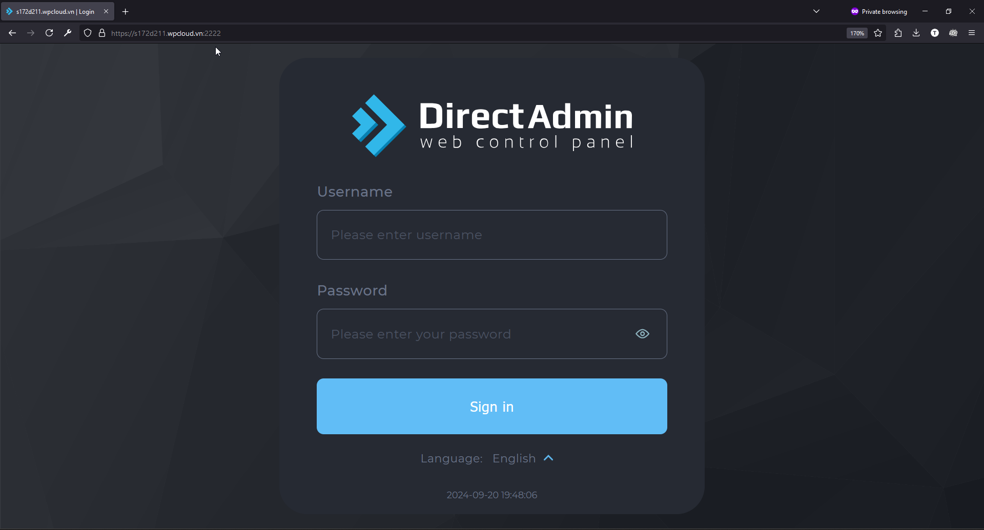 Truy Cập Thành Công Vào Directadmin Panel Bằng Hostname Và Ssl